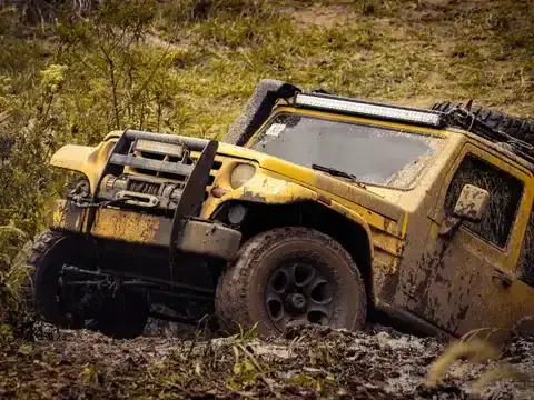 Winch out service for a vehicle stuck off the road in Dallas, TX